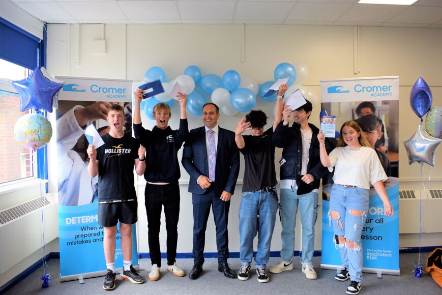 Cromer Academy Celebrates Monumental GCSE Results News Cromer Academy